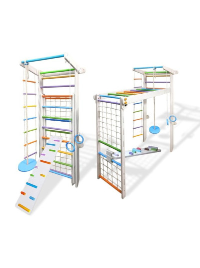 Спортивний комплекс Трансформер Лускунчик з дошкою ребристою